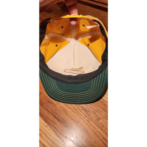 Vintage Dekalb Seed Corn Kap King Farm Hat Trucker Cap Yellow Snapback 1989 USA - Picture 3 of 8